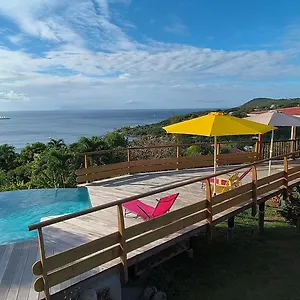 Yékrik-yékrak - Vue Exceptionnelle Sur La Des Caraïbes Villa Deshaies